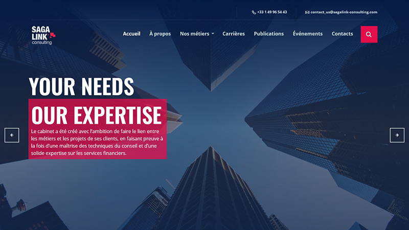 Imagen principal del proyecto "Sagalink Consulting".